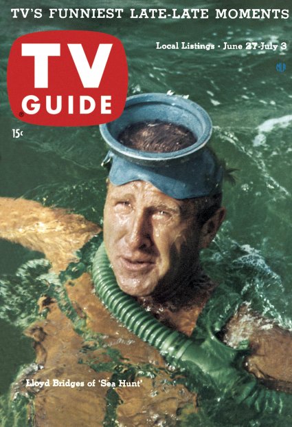 TV Guide cover - Lloyd Bridges - June 27, 1959