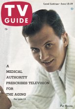 TV Guide cover - Pat Boone - June 13, 1959