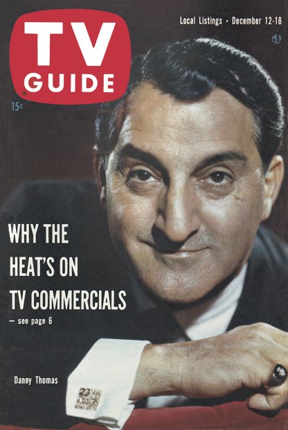 TV Guide cover - Danny Thomas - December 12, 1959