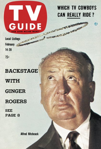 TV Guide cover - Alfred Hitchcock - February 14, 1959