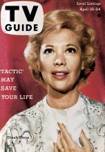 TV Guide cover - Dinah Shore - April 18, 1959
