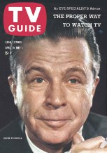 TV Guide cover - Dick Powell - April 25, 1959