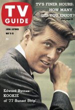 TV Guide cover - Edward Byrnes - May 9, 1959