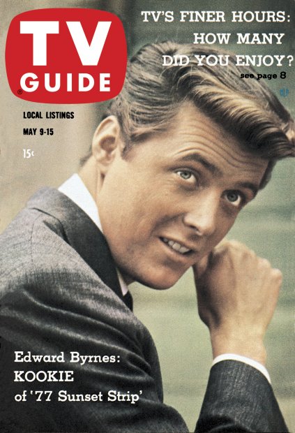 TV Guide cover - Edward Byrnes - May 9, 1959