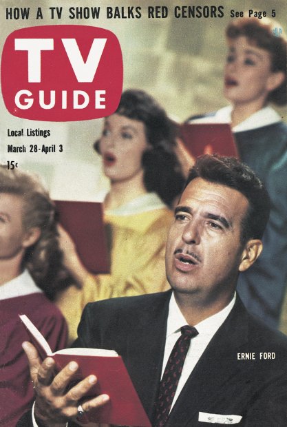 TV Guide cover - Tennessee Ernie Ford - March 28, 1959