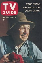 TV Guide cover - Walter Brennan - March 7, 1959