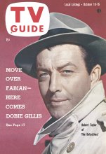 TV Guide cover - Robert Taylor - October 10, 1959