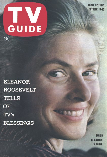 TV Guide cover - Ingrid Bergman - October 17, 1959