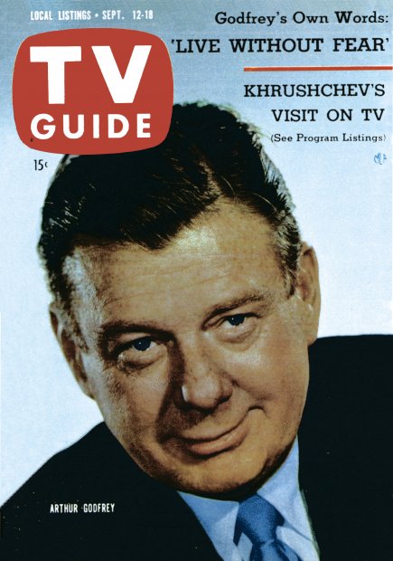 TV Guide cover - Arthur Godfrey - September 12, 1959