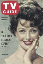 TV Guide cover - Loretta Young - November 5, 1960