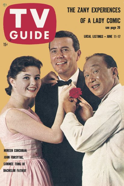 TV Guide cover - Noreen Corcoran, John Forsythe, Sammee Tong - June 11, 1960