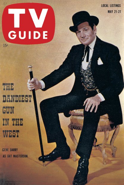 TV Guide cover - Gene Barry - May 21, 1960