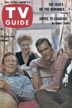 TV Guide cover - James Arness, Amanda Blake, Milburn Stone, Dennis Weaver - January 2, 1960
