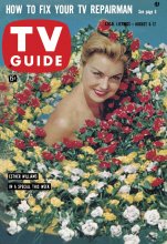 TV Guide cover - Esther Williams - August 6, 1960
