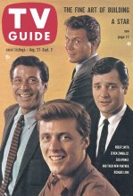 TV Guide cover - Edd Byrnes, Richard Long, Roger Smith, Efrem Zimbalist Jr. - August 27, 1960