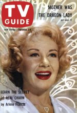 TV Guide cover - Arlene Francis - September 3, 1960