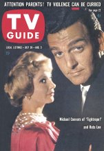 TV Guide cover - Michael Connors, Ruta Lee - July 30, 1960