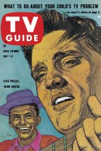 TV Guide cover - Elvis Presley, Frank Sinatra - May 7, 1960