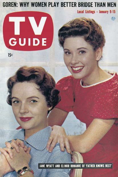 TV Guide cover - Elinor Donahue, Jane Wyatt - January 9, 1960