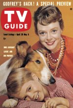 TV Guide cover - Lassie, June Lockhart, Jon Provost - April 30, 1960