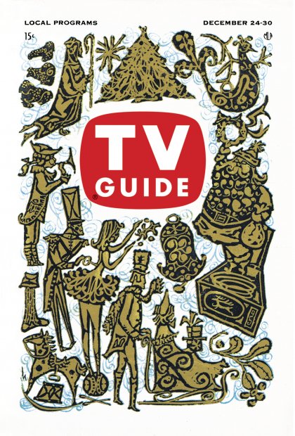 TV Guide cover - Merry Christmas - December 24, 1960