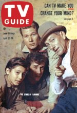 TV Guide cover - Hoagy Carmichael, Robert Crawford, Robert Fuller, John Smith - April 23, 1960