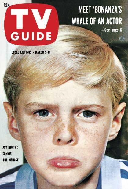 TV Guide cover - Jay North - March 5, 1960