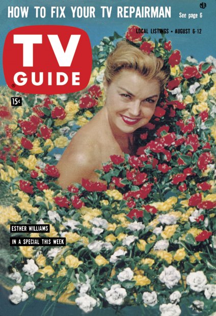TV Guide cover - Esther Williams - August 6, 1960
