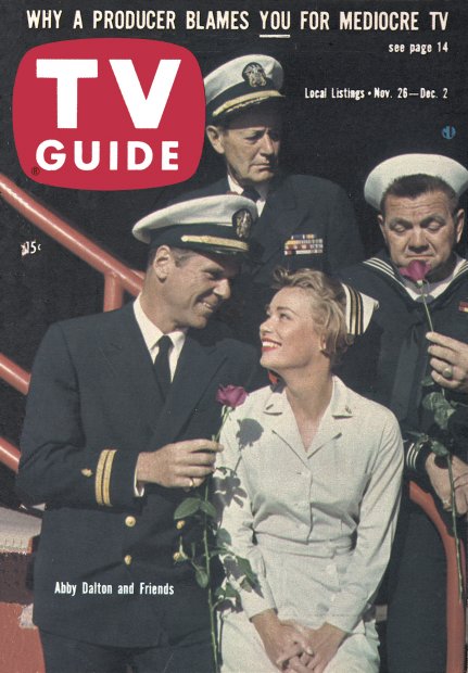 TV Guide cover - Jackie Cooper, Abby Dalton, Roscoe Karns, Henry Kulky - November 26, 1960