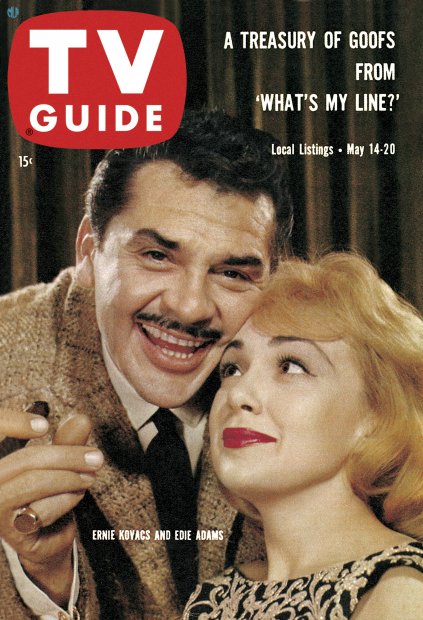 TV Guide cover - Edie Adams, Ernie Kovacs - May 14, 1960