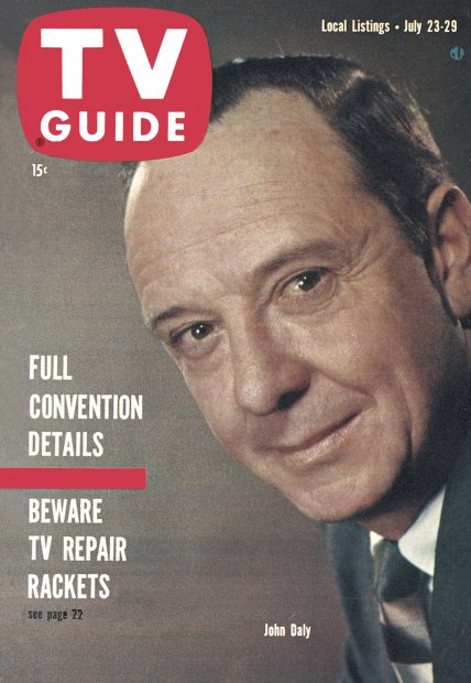TV Guide cover - John Daly - July 23, 1960