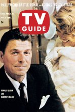 TV Guide cover - Dorothy Malone, Ronald Reagan - May 27, 1961
