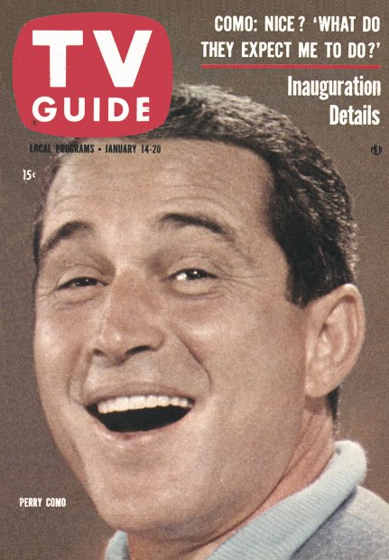 TV Guide cover - Perry Como - January 14, 1961