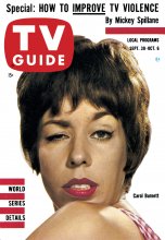 TV Guide cover - Carol Burnett - September 30, 1961