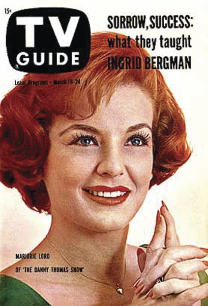 TV Guide cover - Marjorie Lord - March 18, 1961