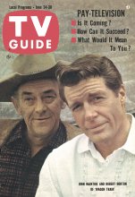 TV Guide cover - Robert Horton, John McIntire - June 24, 1961