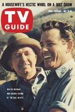 TV Guide cover - Walter Brennan, Richard Crenna - May 20, 1961