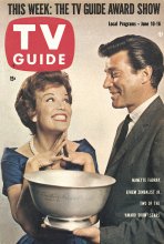 TV Guide cover - Nanette Fabray, Efrem Zimbalist Jr. - June 10, 1961