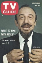 TV Guide cover - Mitch Miller - April 15, 1961