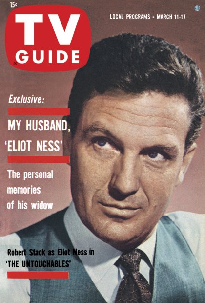 TV Guide cover - Robert Stack - March 11, 1961
