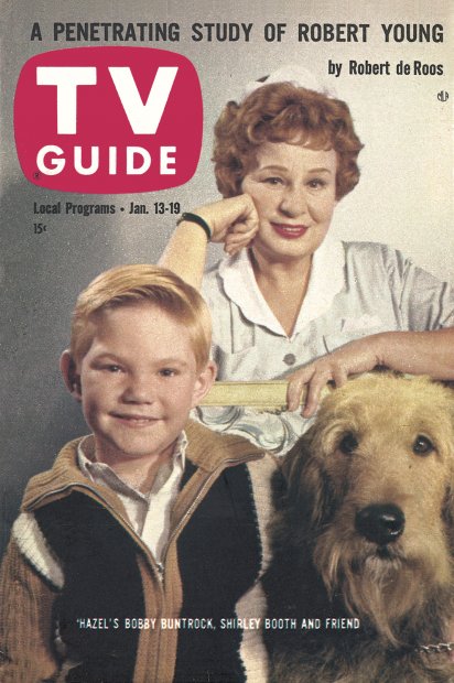 TV Guide cover - Shirley Booth, Bobby Buntrock - January 13, 1962