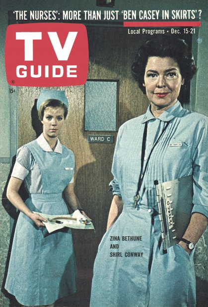 TV Guide cover - Zina Bethune, Shirl Conway - December 15, 1962
