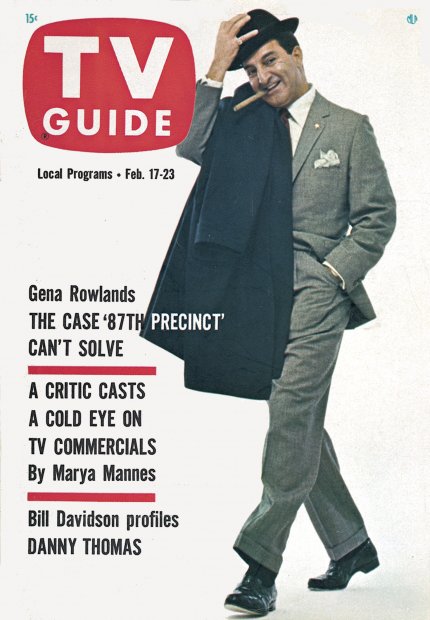 TV Guide cover - Danny Thomas - February 17, 1962