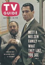 TV Guide cover - Sebastian Cabot, Anthony George - July 14, 1962