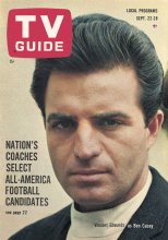 TV Guide cover - Vincent Edwards - September 22, 1962