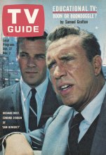 TV Guide cover - Edmond O'Brien, Richard Rust - October 27, 1962