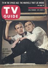 TV Guide cover - Ron Harper, Robert Lansing - April 28, 1962