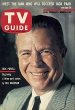 TV Guide cover - Dick Powell - March 24, 1962