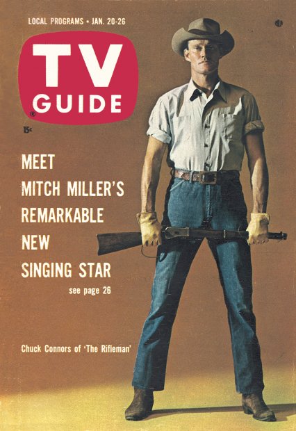 TV Guide cover - Chuck Connors - January 20, 1962