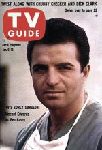 TV Guide cover - Vincent Edwards - January 6, 1962